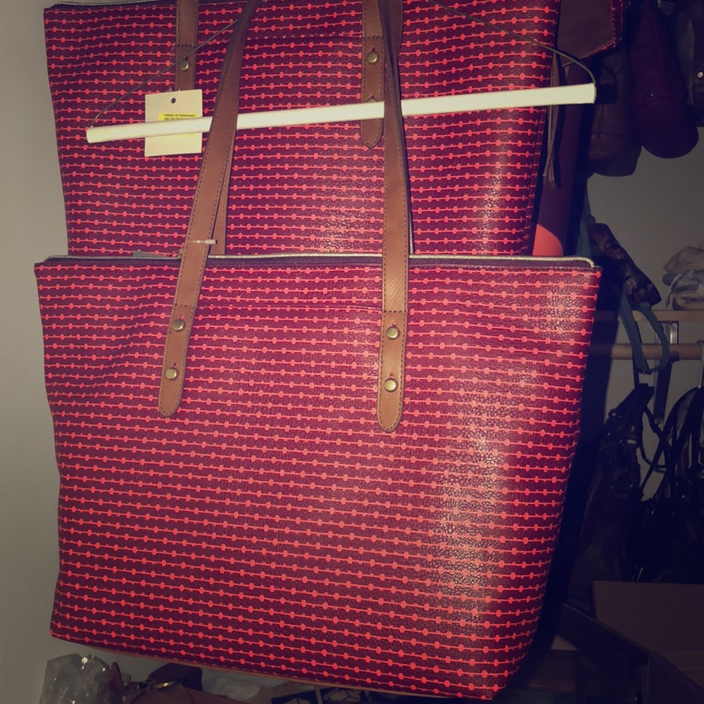 ❤️ new Fossil jayda tote nwt